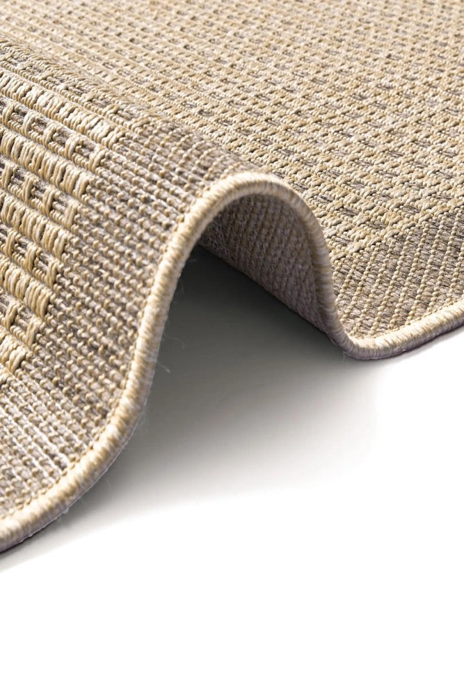 Kilim Style Woven Rug – Washable Flatweave Scandinavian Boho Carpet
