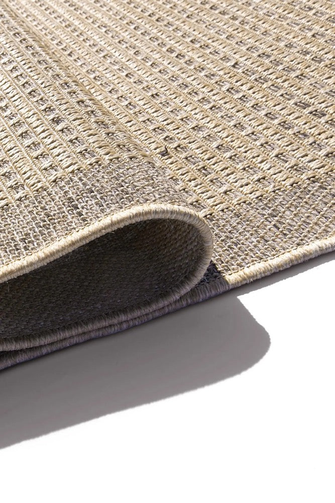 Kilim Style Woven Rug – Washable Flatweave Scandinavian Boho Carpet
